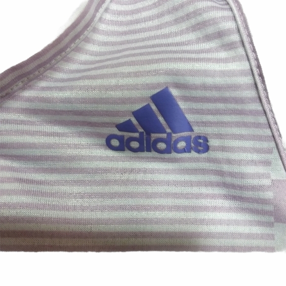 Adidas Climalite Striped Athletic Tank Top - Picture 3 of 5